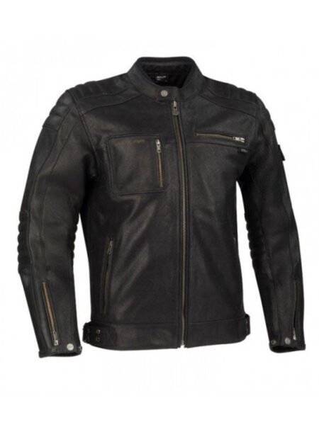 Shop MENS QUILTED LEATHER MOTO JACKET BY BJM