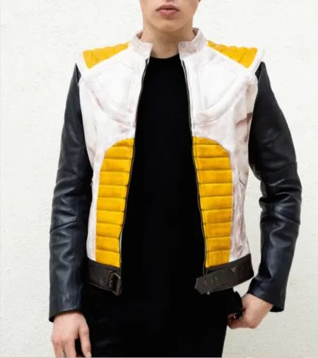 Shop Mens DBZ Prince of All Saiyans Vegeta Leather Jacket